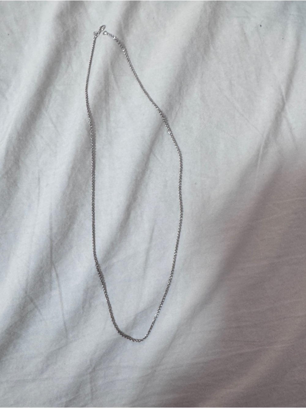 Delicate Silver Chain Necklace